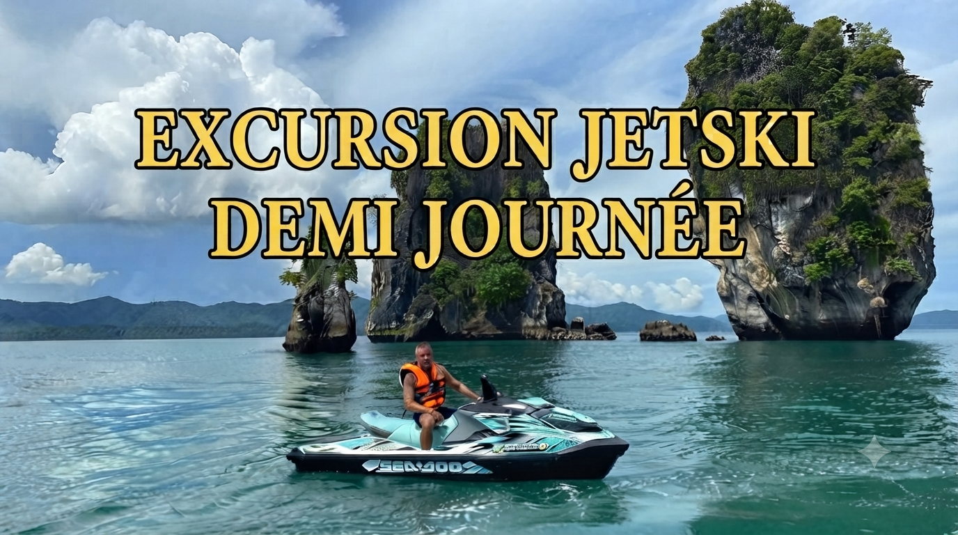 Excursion Jetski demi journée les 5 îles