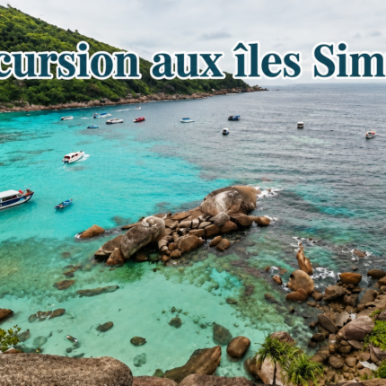 Excursion aux îles Similans